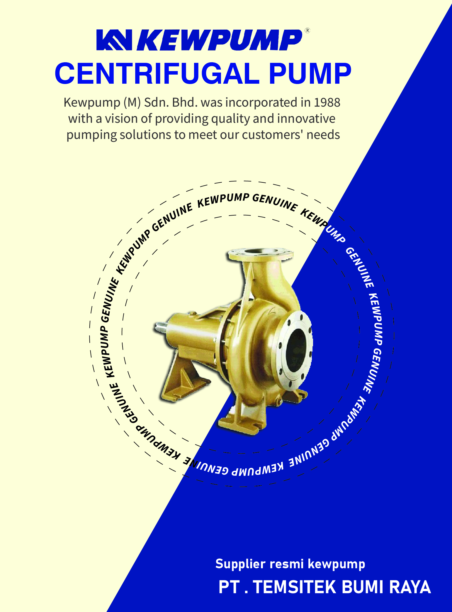 Kewpump indonesia centrifugal pump